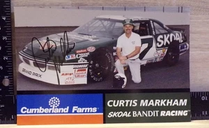 VINTAGE NASCAR CURTIS MARKHAM AUTOGRAMM PROMO FOTO SKOL RENNWAGEN - Bild 1 von 2
