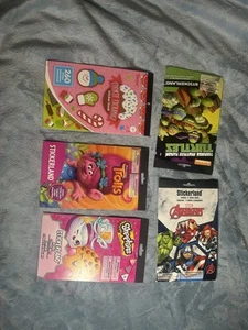 Lot of Sticker Sheets~5 Booklets~TMNT, Avengers, trolls, Cookies (Missing Some) - Picture 1 of 22