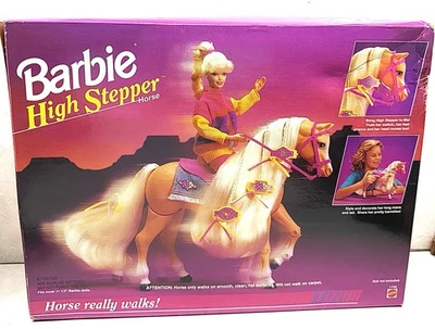 MATTEL Barbie High Stepper Walking Horse 1994 New Old Stock in Box 11766 Sealed - Image 1 of 2