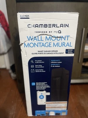 CHAMBERLAIN RJO101MC Ultra Silencioso Montado en Pared con Batería de Respaldo y Luz LED Foto 1 de 4