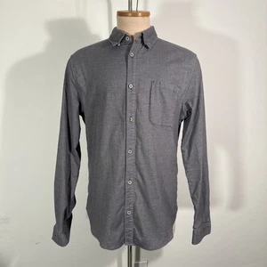 Lululemon Camicia Uomo Grigio Antracite Manica Lunga Commissione Bottoni Taglia L - Foto 1 di 11