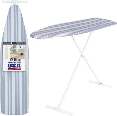Full Size Ironing Board with Cover & Pad – Made in USA by  Adjustable Steel T-Le - Image 1 of 4