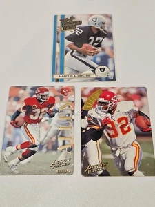 Marcus Allen - Pinnacle Action Packed 1990 #28, 1994 #52 & 1995 #23 - Lot x3 - Picture 1 of 2