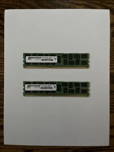 Lot of 2 Dataram 64377A 2x16GB PC3L-10600R-9-11-E2 2RX4 DDR3 Very Low Profile - Picture 1 of 3