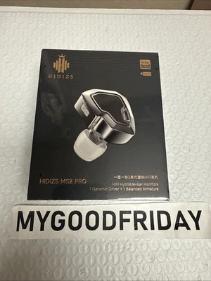 MS2 PRO in-Ear Monitor, SE 3.5 Black -Dynamic Drivers 1DD+1BA Hybird IEMs Wire - Image 1 of 4