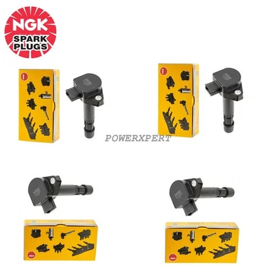 Conjunto de bobina de encendido U5439 2001-2005 para Honda Civic Acura EL 1.7 4 piezas OEM NGK Foto 1 de 4