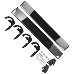 6" Side Step Running Boards for Ford F-150 04-14 Non-Slip Protection Nerf Bar - Picture 1 of 12