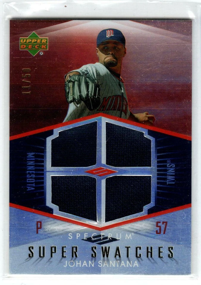 2007 Upper Deck Spectrum Super Swatches #JS Johan Santana 50 (ref 152508) - Image 1 of 1