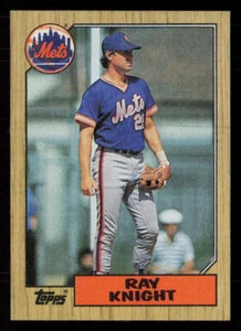 1987 Topps Ray Knight #488 New York Mets Baseball Card - Picture 1 of 2