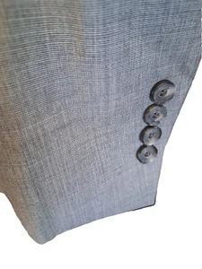 NEW JOS A BANK Mens Suit -PANTS & BLAZER- Coat Jacket 42LG 36W J. Abboud Gray - Picture 1 of 13