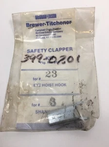 Brewer-Titchener #23 occhio#3 gambo gancio sicurezza clapper chiusura kit catena paranco imbracatura - Foto 1 di 3