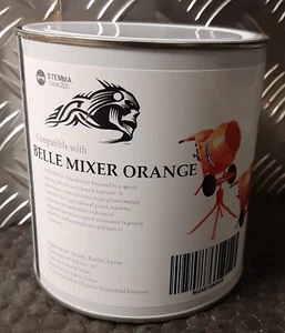 STEMMA® EMAILLE GLANZ METALL FÜR BELLE MIXER ORANGE 1000ML - Bild 1 von 4