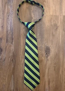 NWT Gymboree Navy Chartreuse Striped Tie Size 6 + Holiday Dress Photos - Picture 1 of 2