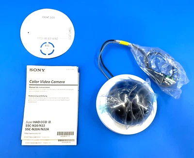 Cámara CCD color alta resolución Sony SSC-N22A ✅❤️️✅❤️️ ¡¡¡NUEVA!!! ¡¡CAJA ABIERTA!!! Foto 1 de 4