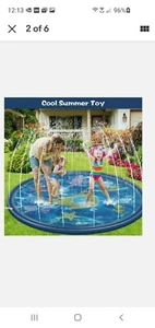 Neteast 68" Outdoor Sprinkler Mat - Green - Bild 1 von 5