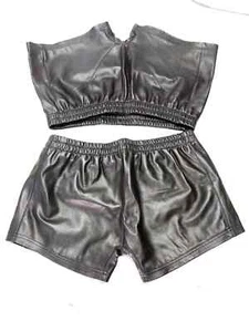 A pair of two Men's breathable Genuine leather underwear boxer brief - Picture 1 of 4