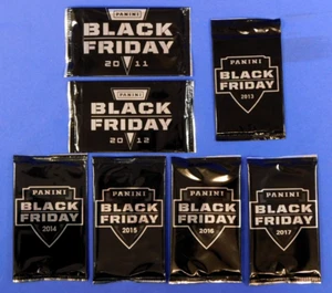 PANINI BLACK FRIDAY PACK LOT -- 2011, 2012, 2013, 2014, 2015, 2016, 2017 - Picture 1 of 2