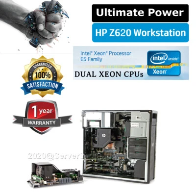 24 núcleos hp z620v2 xeon e5-2695v2 Turbo 3,20 GHz 32 GB DDR3 Nvidia Quadro 4000 2 TB Foto 1 de 4