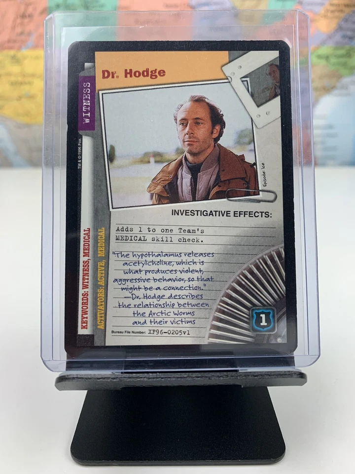 SHIPS SAME DAY The X-Files Card LP/NM Dr. Hodge (Witness) Premiere Set 1996 CCG - Image 1 of 1