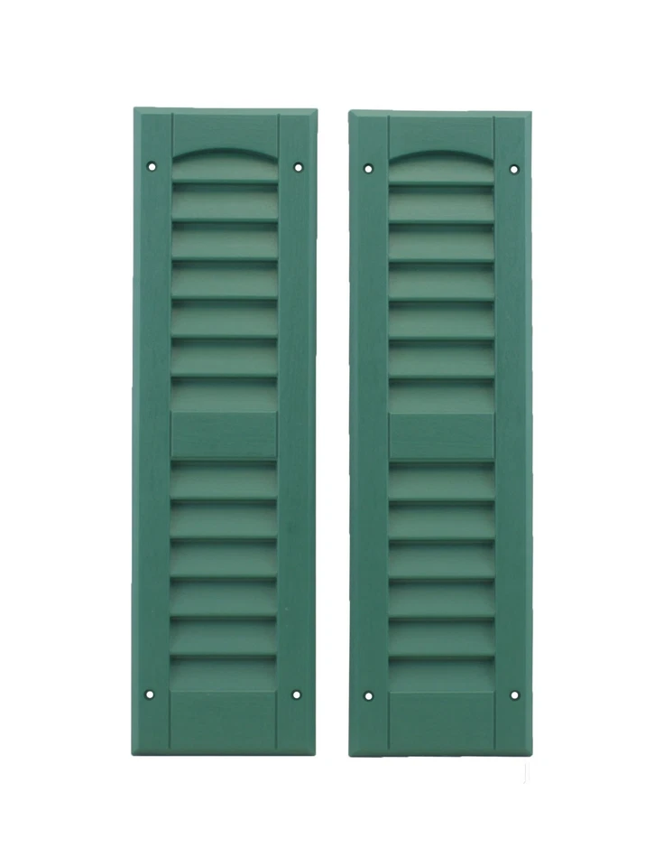 Shed Shutters 6" x 21" One Pair  Playhouse Storage Sheds Garages Coops - Image 1 of 1