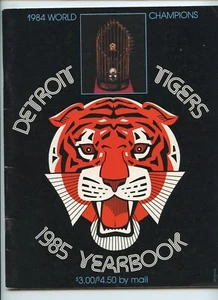 1985 Detroit Tigers Yearbook 1984 World Series Champs Morris Trammell Whitaker - Picture 1 of 1