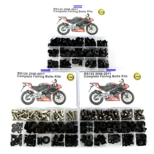 Full Fairing Bolt Nuts Bodywork Screws Kit Fit For 2010 Aprilia RS125 2006-2011 - Imagen 1 de 17