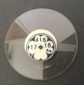 Pièce d'horlogerie verre de montre 41,8mm watch glass Uhrenglas - Foto 1 di 1