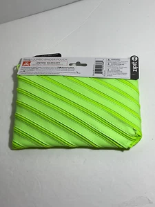 Bolsa de aglutinante jumbo ZipIt Candy 6"" x 9"" VERDE estuche escolar - Imagen 1 de 2