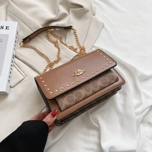 2025 Spring Summer New -Women's Chain - Strap Square Bag - Crossbody and Portab - Picture 1 of 15