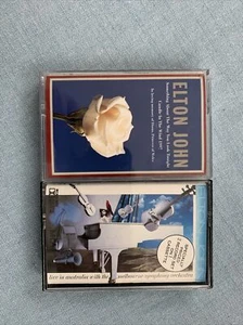 Elton John Candle In The Wind 1997 Cassette Single & Live In Australia Set - Picture 1 of 6
