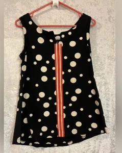Baby Doll, Sleeveless,Polka Dots, Dress - Picture 1 of 5