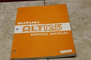 SUZUKI ALT125 SERVICE MANUAL 99500-41022-03E - Bild 1 von 3