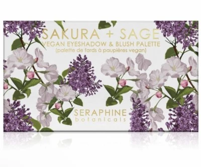 Seraphine Botanicals Sakura + Sage - Vegan Eyeshadow & Blush Palette - Image 1 of 4