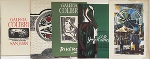 5 Art Catalogs Myrna Baez Marcos Irizarry Jose Alicea Colibri Puerto Rico Pamphl - Imagen 1 de 5