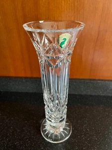 WATERFORD Crystal Balmoral Bud Vase (S) 9" NEW IN BOX Made in Ireland - Picture 1 of 4