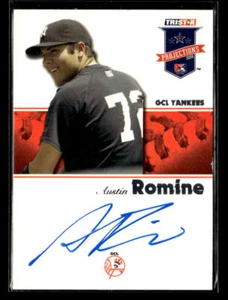 Austin Romine signed auto 2008 TriStar PROjections #20 card - Picture 1 of 2