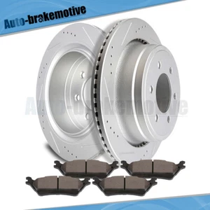 FOR 2012 2013 2014 2015 2016-2018 FORD F-150 REAR BRAKE ROTORS AND CERAMIC PADS - Bild 1 von 12
