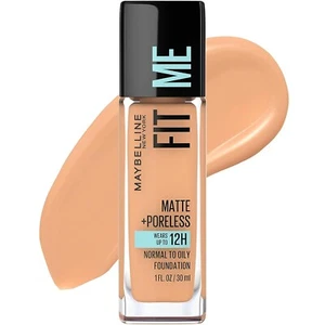 Maybelline Fit Me Matte+ Poreless Foundation 320- Natural Tan, 1 fl. PKG OF 2 - Picture 1 of 3