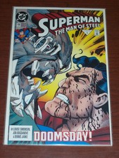 Superman The Man Of Steel #19! (1987) Doomsday Revealed! VF!