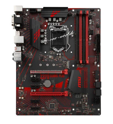 MSI Z370 GAMING PLUS Socket LGA1151 Intel Z370 DDR4 USB3.1 ATX Motherboard - Image 1 of 4