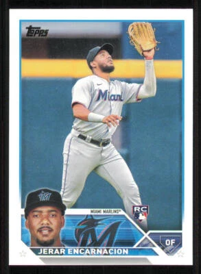2023 Topps #318 Jerar Encarnacion RC - Image 1 of 2