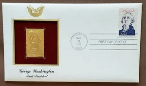 USA: XF - FDC: 5/22/1986, Scott #2216a w/ 22K gold replica. Retail val. $25.00 - Picture 1 of 2