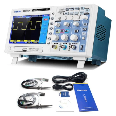 Hantek Dso5102P Digital Oscilloscope Bandwidth 100Mhz Sample Rate 1Gsas 7inch - Image 1 of 4