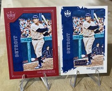 Hank Greenberg 2021 Diamond Kings RED FRAMED BORDER ARTISTS PROOF Detroit Tigers