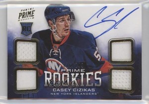 2012-13 Panini Prime Prime Rookies /249 Casey Cizikas #134 Rookie Auto RC