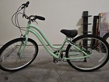Huffy 27.5 In. Parkside Women's Comfort Bike with Perfect Fit Frame, Mint Fun S1