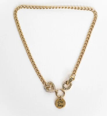 Juicy Couture  "Love Luck Couture"  Gold Plated  Charm Necklace  YJRU0249 - Image 1 of 4