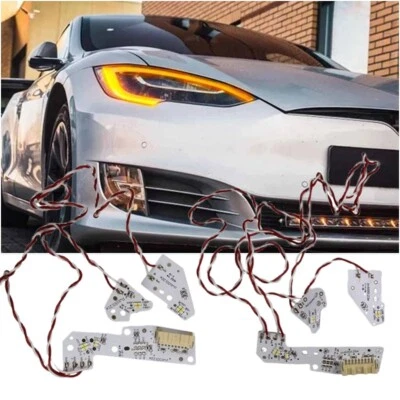 Amber DRL LED Boards For Tesla Model S DRL Daytime Running Light Module - Image 1 of 4
