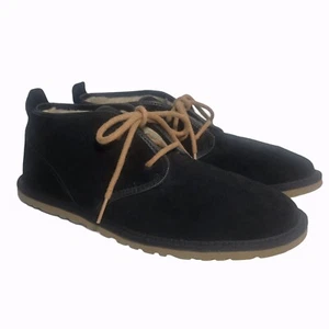 Ugg Maksim stivaletti chukka da uomo neri scamosciati US 9 #1016680 casual - Foto 1 di 11