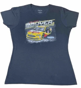 MED Womens Clint Bowyer #14 NASCAR Stewart-Haas Racing NAME & NUMBER Graphic Tee - Picture 1 of 6